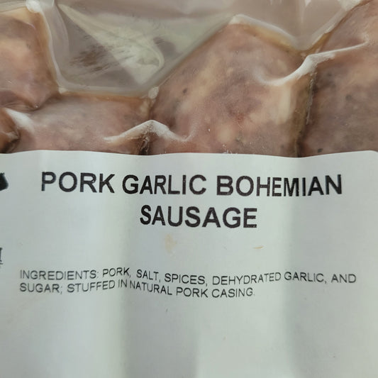 Garlic Bohemian Sausage